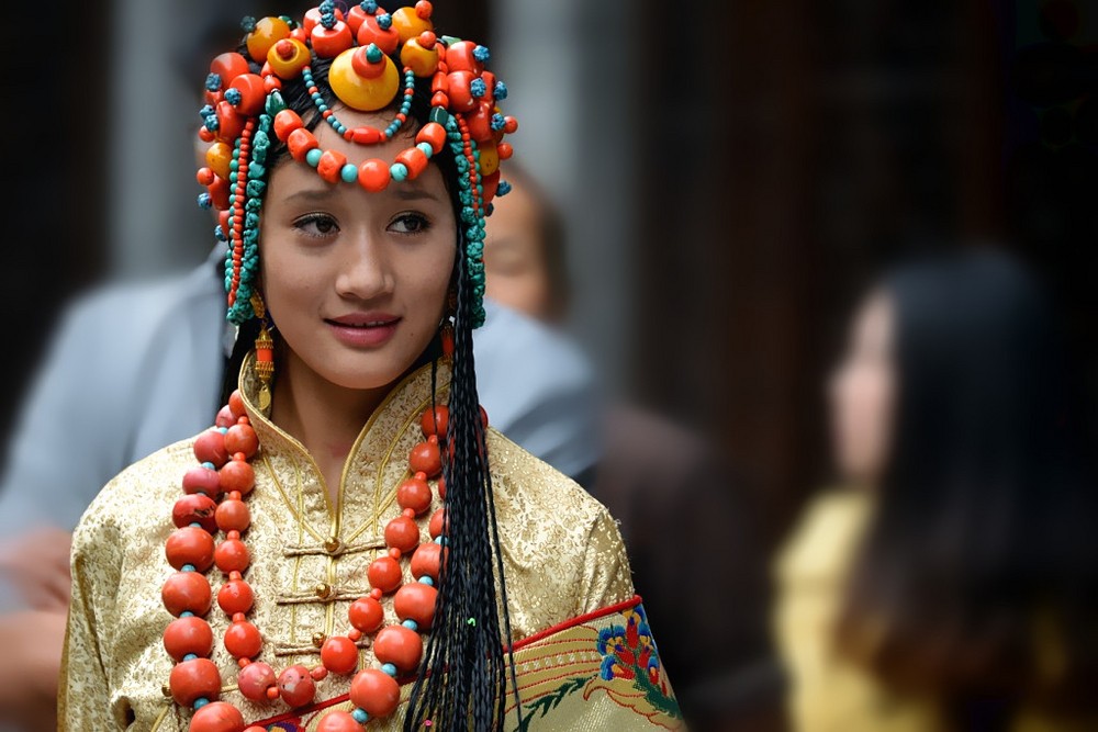 藏族美女圖片 56個民族美女圖片大全